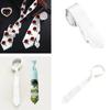 Blank Necktie Carnivals Necktie Do It Yourself Adjust Length Neck Tie for Shirt Sweater Decorative Adult Birthday Gift