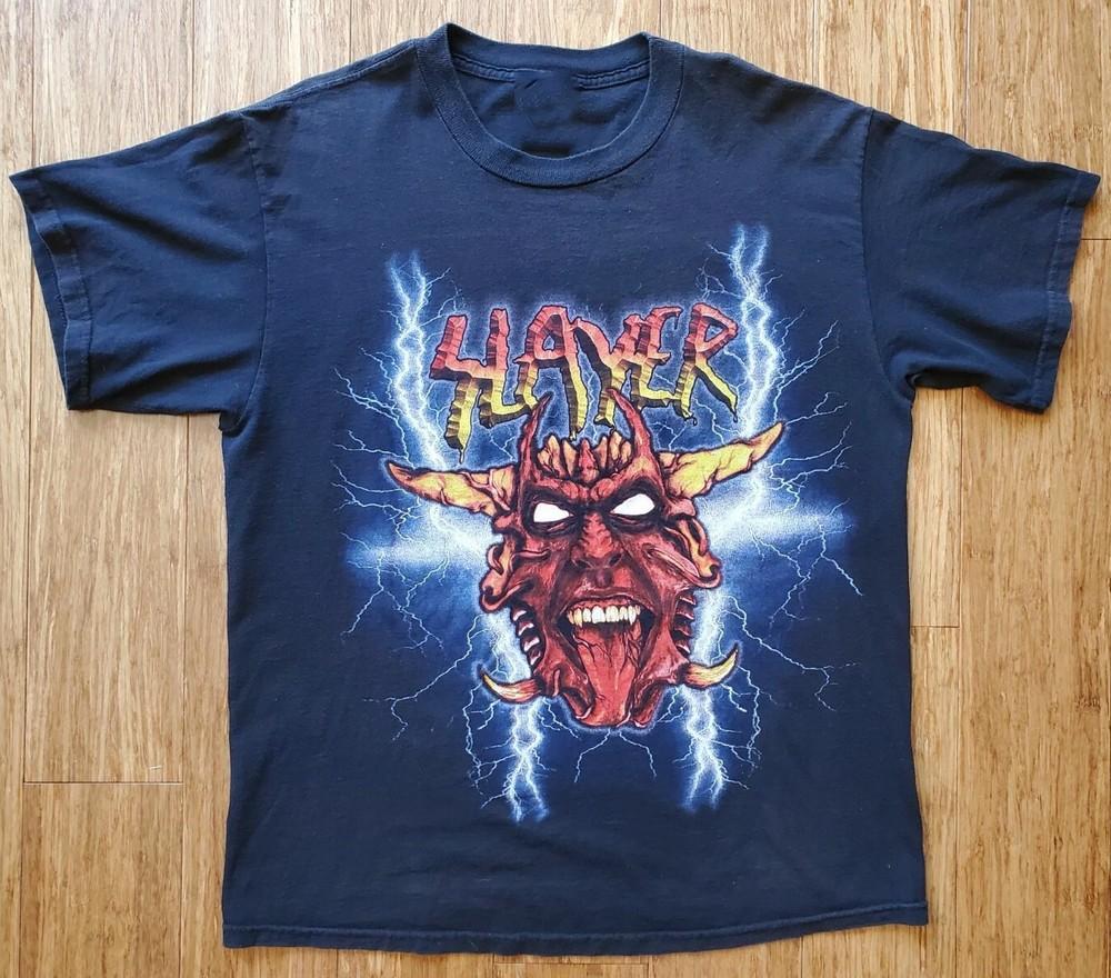 NEW 1999 Slayer T-Shirt Size S-5XL Diabolus In Musica Winterland Reprint Unisex T-Shirt