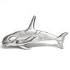 ИШОКУЯ (Ишокуя) Морская серия Уникальный зажим для галстука, Зажим для галстука, Зажим для галстука, Косатка (Убийственный кит)