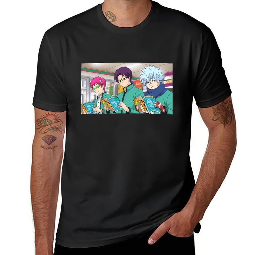 Saiki Kuboyasu Kaidou TShirt sweat graphics quick drying animal prinfor boys plain t shirts men