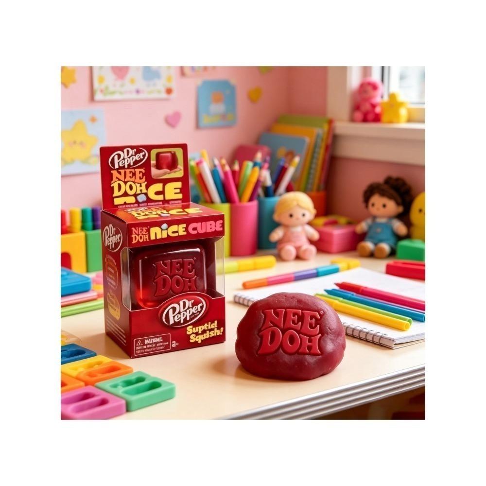 NeeDoh, Nice Cube, Schylling - Музыкальный кубик-антистресс - Сенсорные игрушки-сквиши - Сенсорные игрушки игрушка-сквиши