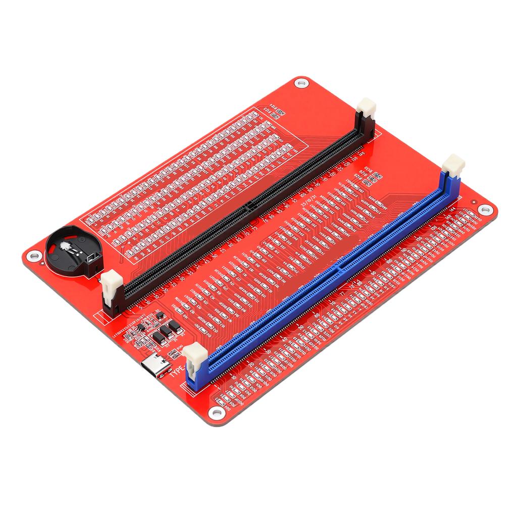 Тестовая карта памяти DDR4 DDR5 со светодиодным индикатором, анализатор диагностики памяти для настольного компьютера