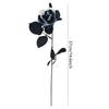 Black White Halloween Artificial Rose Flowers Soft Silk Real Touch Faux Flowers Gothic Exquisite Simulation Flowers