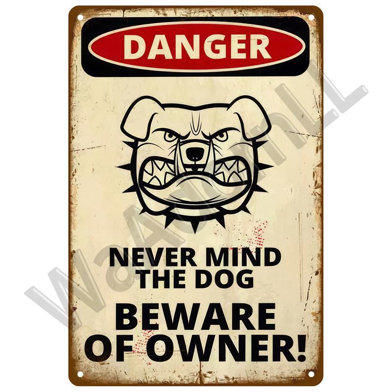Metal Sign Plaques Kids And Pets At Play Warning Tin Sign Caution Slow Down For Street Lawn Neighborhoods Reflective Safety Sign