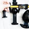 VaHppy Черные стеклянные анальные пробки 3 шт. 3,4/4,9/6,5 см SM BDSM товары для взрослых Гей анальная мастурбация расширение секс-игрушки вытягивание бусины