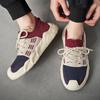 Soft sole light running mesh breathable trendy men's shoes flying woven breathable thin sports shoes