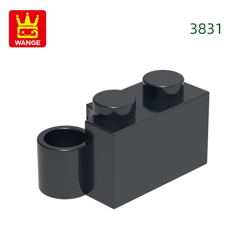 122 шт./лот 3831 Шарнир 1x2 Нижняя часть Строительные блоки MOC Технические аксессуары Совместимые с Brick Детские игрушки Подарочная коробка