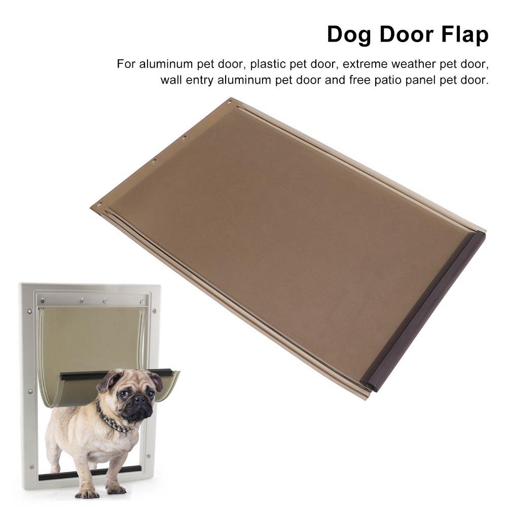 TPU Made Dog Door Replacement Flap Shatterproof Flexible Pet Door Curtain  Door Mounted Access