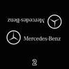 XUY2   2Pcs Car LED Under Side Mirror Light AMG Logo Wing Shape for Mercedes Benz W176 X156 W204 W212 W246 W117 W219 W209 W221 C117