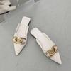 Women 'S Fashion Versatile Pointed Flat Shoes Lazy Casual Mules