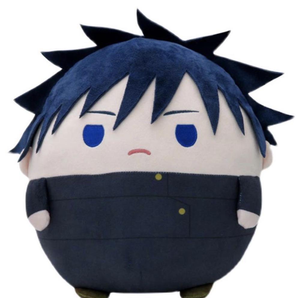 Anime Creative Q Version Jujutsu Kaisen Plush Dolls: Gojo Satoru, Yuji Itadori, Megumi Fushiguro.