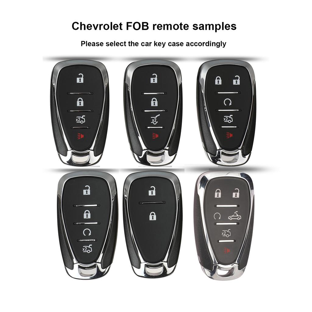 Чехол для автомобильного ключа для Chevrolet Cruze Spark Sonic Camaro Volt Bolt Trax Malibu Captiva Lacetti Aveo 2/3/4/5 кнопок