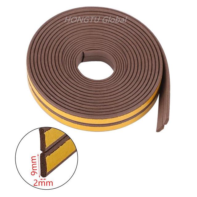 Rubber Foam Window Door Seal Self Adhesive Windproof Tape Door Joint Filler Collision Avoidance Soundproof Sealing Strip