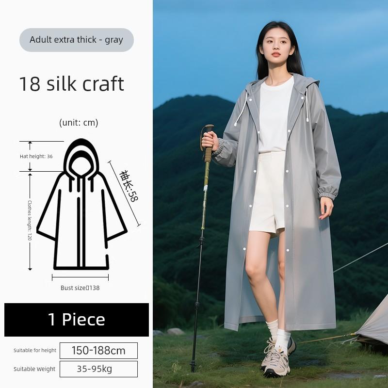 Disposable Raincoat for Children and Elementary School Students, 2025 New Model, Thickened, Portable, Full-Body Storm-Proof with Backpack Space
