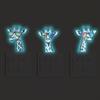 Blue Light Night Light Creative Sunglasses Giraffe Switch Sticker Personalized Switch Socket Decorative Sticker