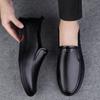 Fashion Leather Men Casual Shoes Slip On Formal Loafers Luxury Brand Comfortable Men Moccasins Italian Soft Male Driving Shoes