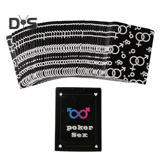 Взрослая карточная игра для пар Парная игра в покер Игра в покер Испытания позиций Взрослая игра для вечеринок для улучшения отношений