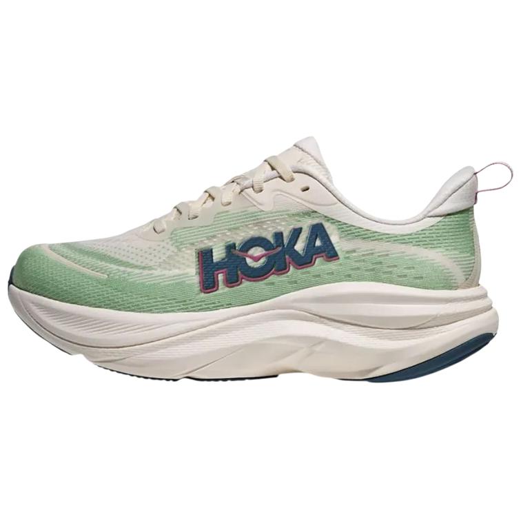 HOKA One One SKYFLOW Кроссовки для бега Женские Белые Зеленые 1155113-ARVN