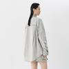 JNBY Women's Washed Pleated Long Sleeve Casual Shirt