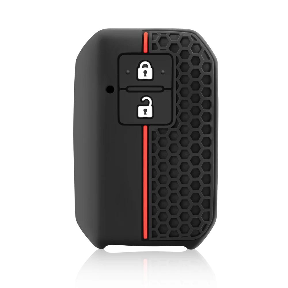 2 кнопки силиконовый пульт дистанционного управления автомобильный брелок аксессуары чехол для ключа чехол для Suzuki Swift Ignis Jimney XL7 Ertiga 2020 2021 2022 2023