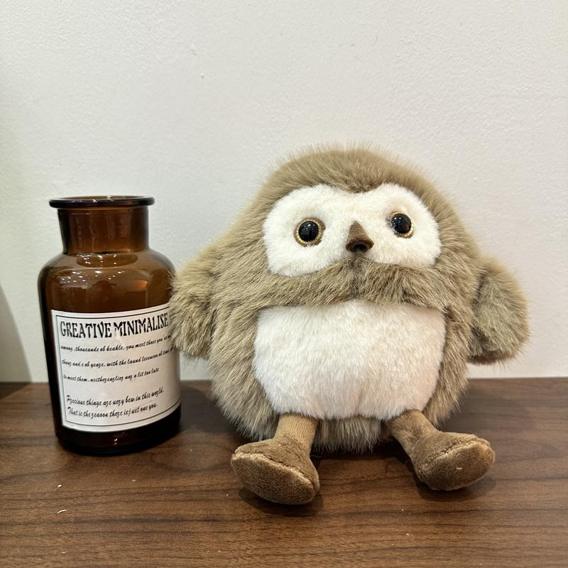 20 см/7,87 дюйма Очаровательная забавная сова, милая мягкая игрушка, мягкая плюшевая игрушка для мальчиков и девочек, идеальный подарок на день рождения и праздник