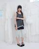 FAZED Floral Lace Double Hood Sleeveless_Charcoal