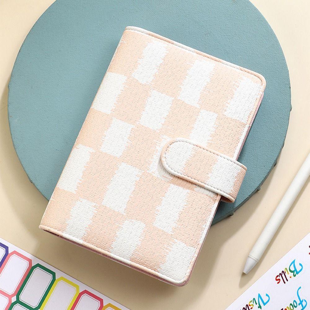 PU Leather Money Saving Binder Waterproof A6 Budget Binder with Cash Envelope Save Money Notebook
