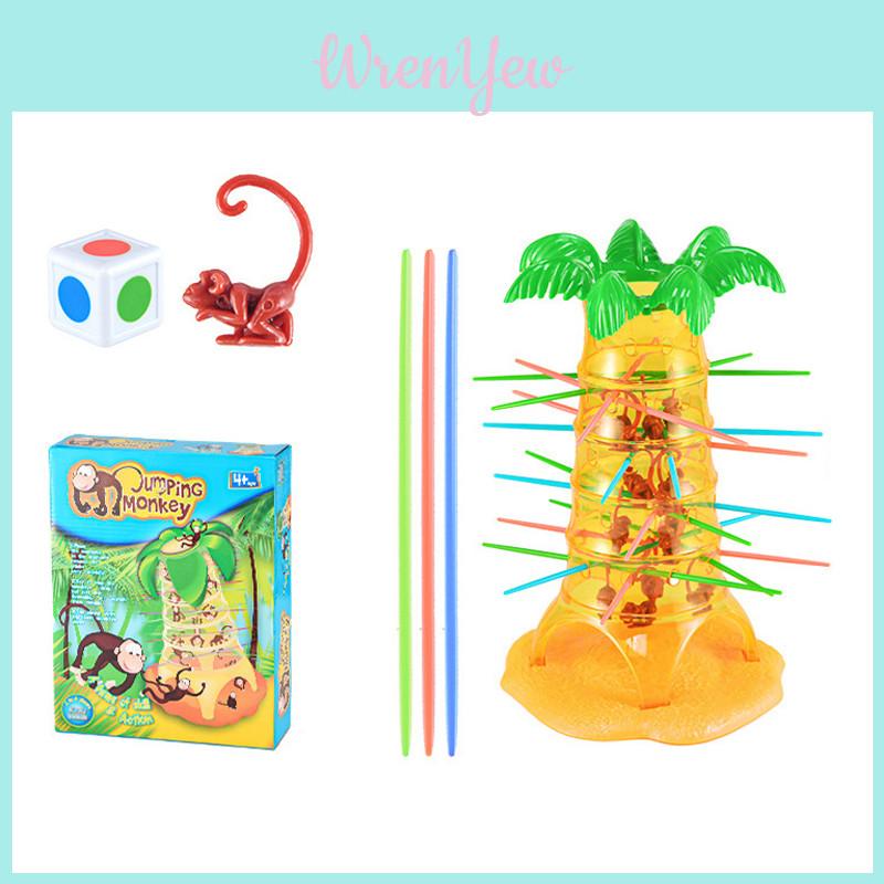 Colorful Falling Tumbling Monkey Family Toy Perfect For Hands-on Brain Development