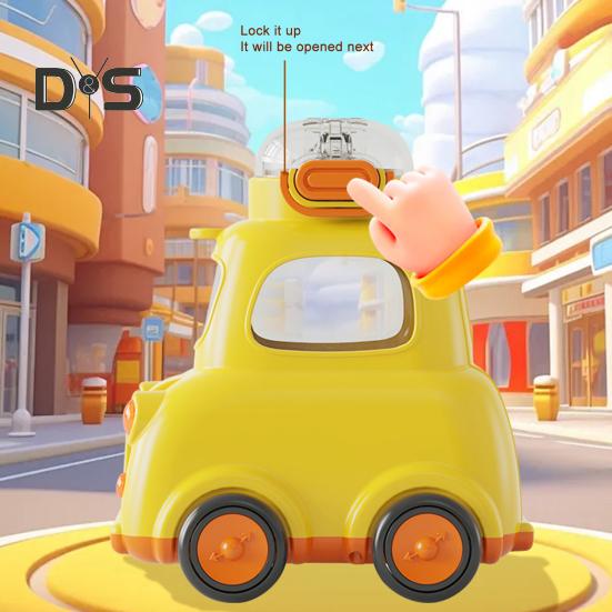 Детская бутылка для воды в машину с трубочкой 600 мл, не содержащая бисфенол-А, герметичная трубочка, чашка для горячих и холодных напитков для мальчиков, девочек, школы, спорта, путешествий