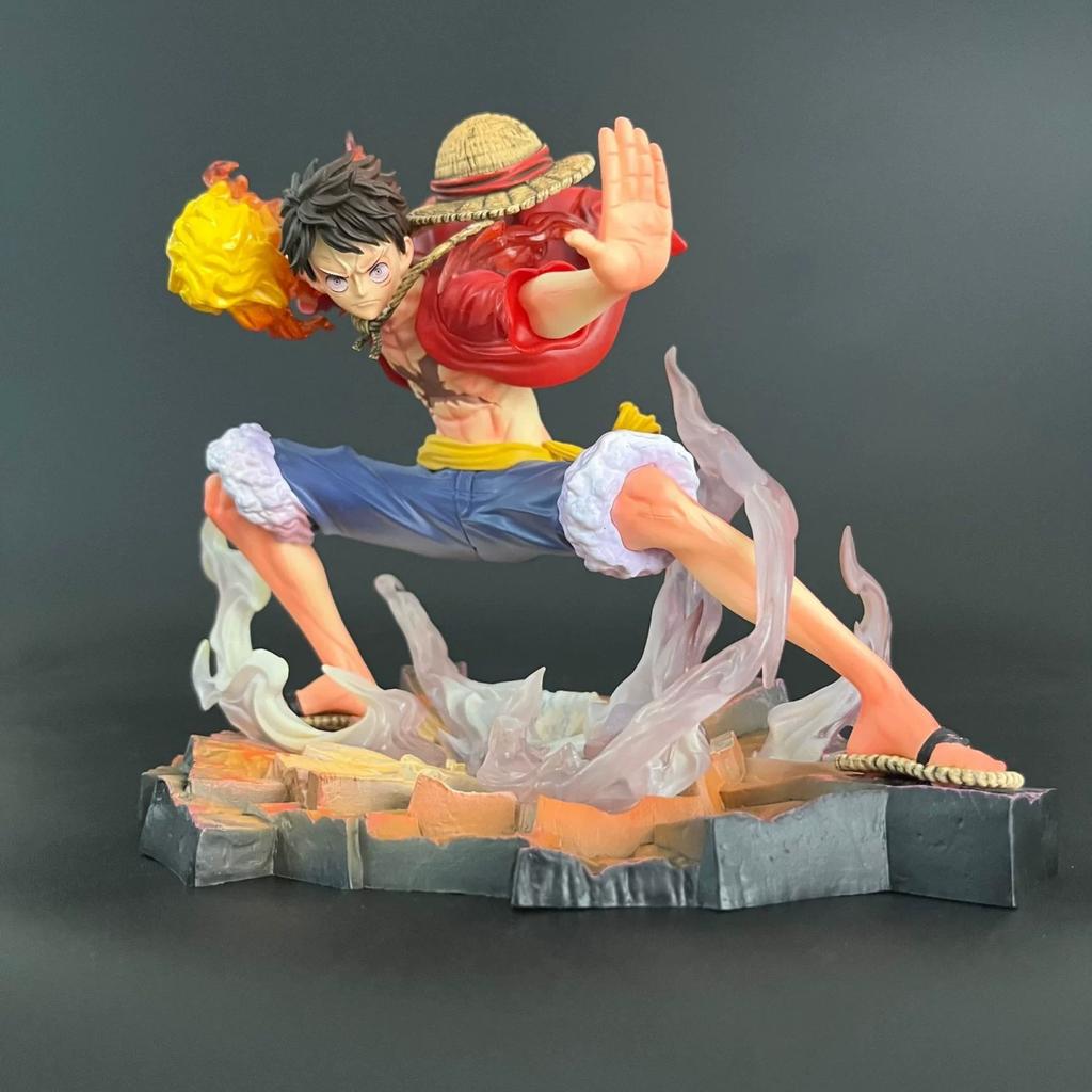 Статуя Луффи One Piece GK Манга One Pieces Фигурка Действия 18см Фигурка Аниме Периферийная Коллекционная Модель Фигурки Подарок для Фанатов