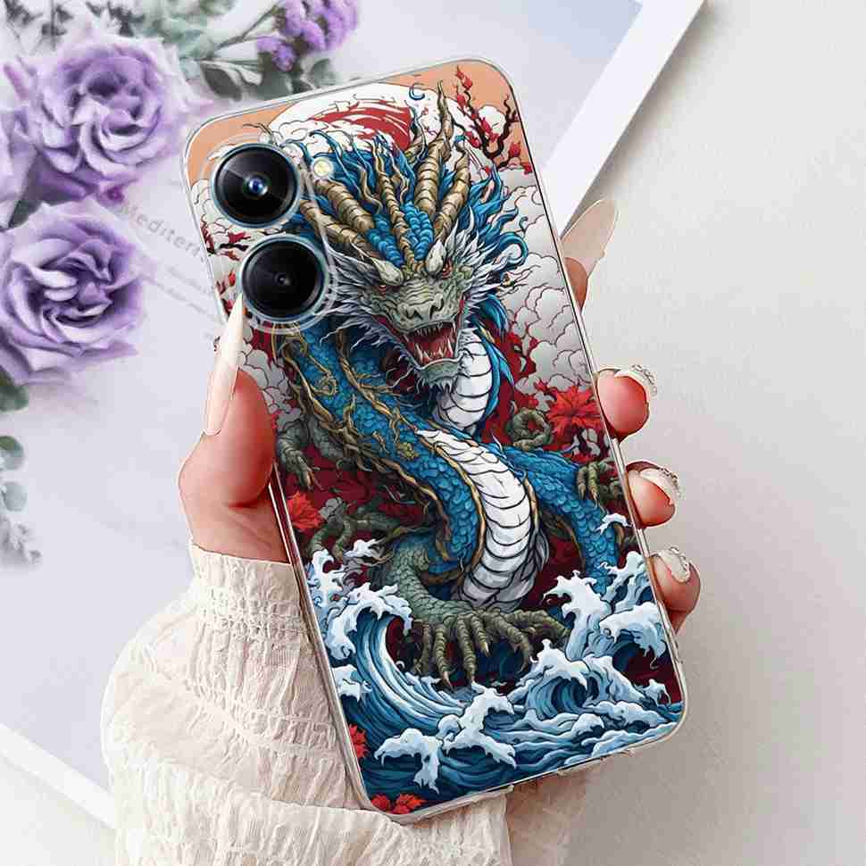 For Realme 10 Pro 5G 6.72" Case New Popular Flower Pattern Soft Silicone TPU Cover For Oppo Realme 10Pro 5G RMX3663 Bumper Shell