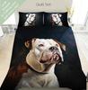Постельное белье с фотопринтом бульдога, Подарок, Милый и уютный пододеяльник и наволочки, Подходит для односпальных/двуспальных/king/extra King кроватей.