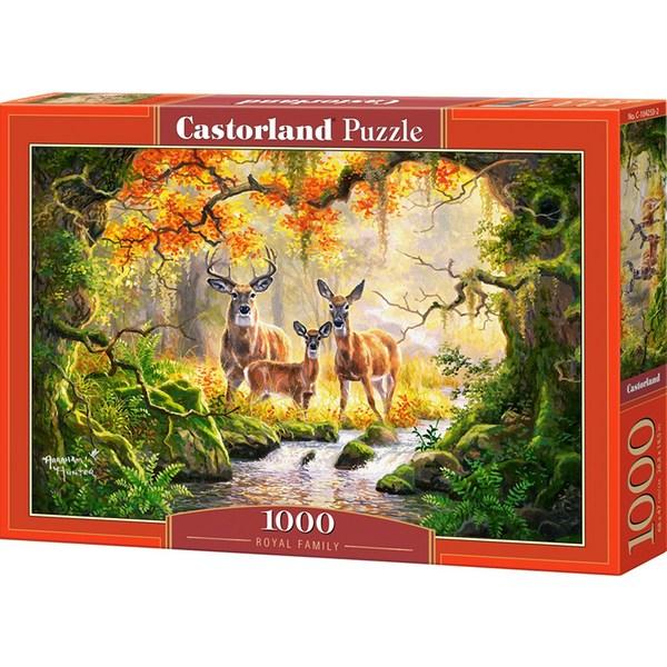 Пазл Castoland Forest of Peace CS104253, 1000 деталей, разные цвета Пазл, Детские игры, Развивающие игрушки