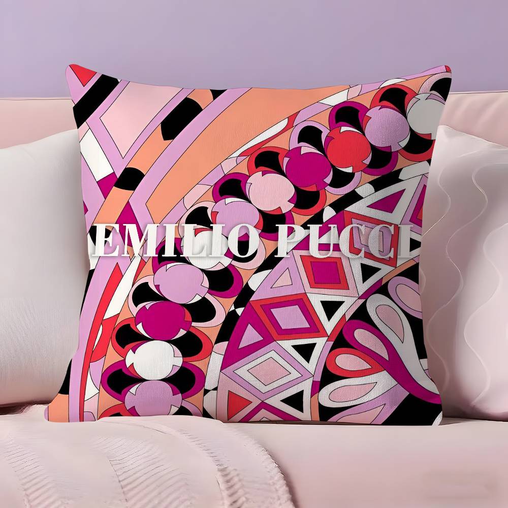 Fashion E-Emilio-O P-Pucci Pillow Case Ultra Soft Skin Friendly Fabric Cloud Like Comfort & Concealed Zipper