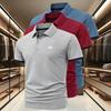 3Pack Short-Sleeve Polo Shirt with 3Button Collar, Contrast-Color Trim, Soft and Comfortable Against the Skin—Casual and Athletic Top