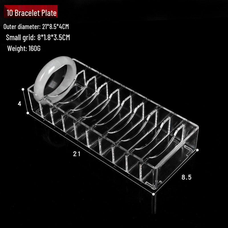 Акриловая подставка для браслетов и браслетов - 20 и 40 позиций, прозрачная подставка для ювелирных изделий и коробка для хранения
