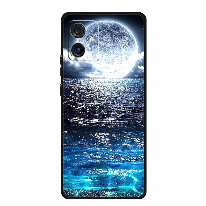 For Motorola G14 4G Case Animals TPU Silicone Soft Cover Phone Cases for Moto G14 G 14 MotoG14 PAYF0010IN Shockproof Wolf Fundas