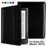 6 Inch E-Reader Case Leather Shell Premium Folio Cover for Kobo Glo