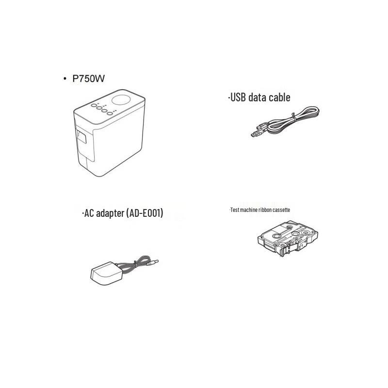 Принтер этикеток Brother PT-P750W, штекер CN (адаптер в комплекте)