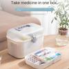 Multi-layer Medicine Cabinet Large Capacity Large Pill Case Medicine Storage Box  Household
