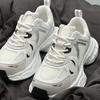 White Dad Shoes Women's 2025 New Spring and Autumn Women's Shoes Versatile Platform Popular White Shoes Casual Sports Shoes