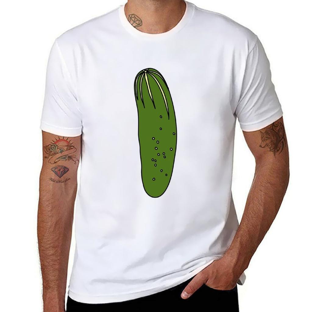 Green Pickles Cucumbers Tshirt Urban Casual Loose Fit Tee Tshirt