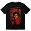 Футболка Michael Jackson Thriller Винтажная 80-е Король Поп-музыки Графическая Футболка Мужская Черная Великобритания