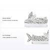 Детские кроссовки Slip-On 5 для малышей Leopard Shark, серые VN0A5DXG3WQ