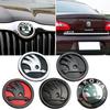 Для Оригинальной Skoda 2 шт. 80 мм 90 мм Octavia Rapid Fabia Superb KAMIQ Karoq Scala VRS Yeti Автомобиль Передний Капот Задняя Дверь Багажник Эмблема