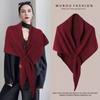 Literary Triangle Scarf Shawl Autumn and Winter Wool Blend New Outer Multi-functional Scarf Scarf Scarf Vest Versatile
