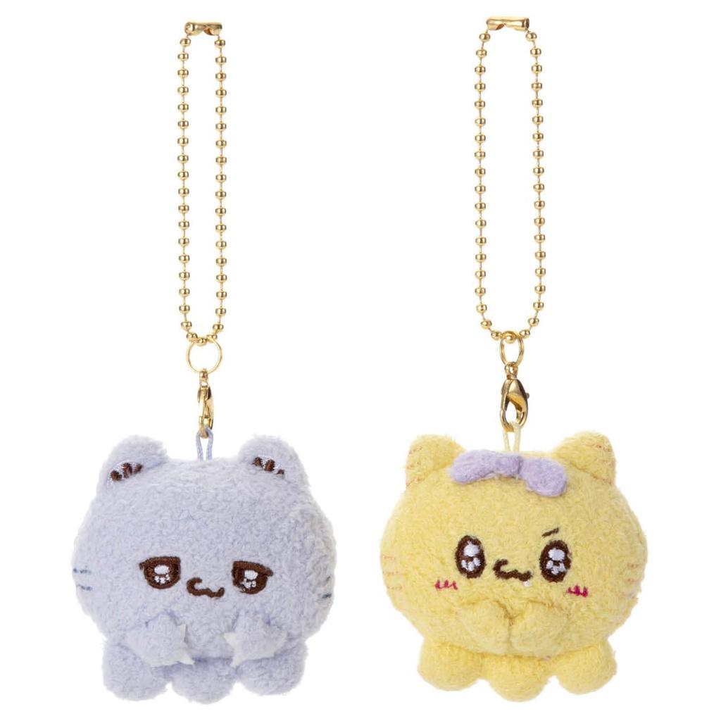 Loveies Nakayoshi Ball Chain Mascot Ururuto Nyapo плюшевая игрушка ширина приблизительно 12 см