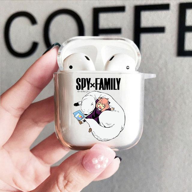 Чехол аниме SPY×FAMILY для Airpods 1 2 3 Pro Airpod Pro 2nd Kawaii Anya, защитный чехол, милый мультяшный чехол для Air Pod, чехол