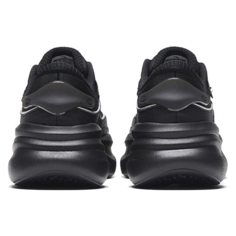 Anta Meow Shoes 3 Нескользящие Устойчивые к истиранию Низкие Массивные Кроссовки Женские Черно-серебристые Кроссовки 922338888-4