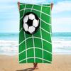 Portable Football Print Beach Towel Soft Shower Towel Creative Quick-Dry Beach Scarf  Beach